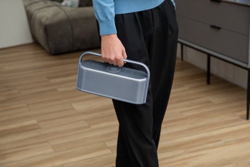 Soundcore by Anker Motion X600 Hi-Res Spatial Audio IPX7 Waterproof Portable Bluetooth Speaker with Aux-In and Rugged Metal Design - Blue WHERE TO BUY