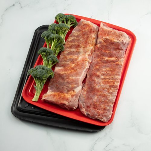 Cuisinart - Large Grilling Prep and Serve Melamine Trays - Red and Black-Alt_View_Standard_19 