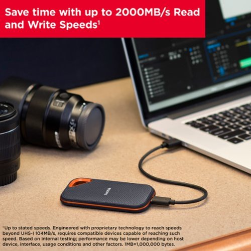 SanDisk Extreme Pro Portable 4TB External USB-C NVMe SSD - Black BUY IN UAE