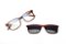 Wavebalance - BlueDuo, Cruise, Blue Light Reducing Glasses with Magnetic Sunglass Clip-On - Root Beer-Front_Standard