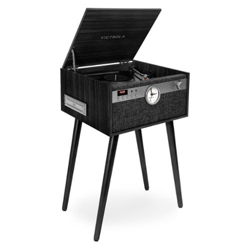 Victrola Century Signature 6-in-1 Music Center - Black WORLDWIDE DELIVERY