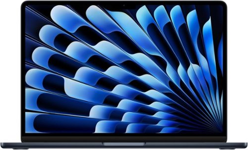 Apple - MacBook Air "M3" 8 CPU/8 GPU 13" - 8GB - 256GB - Midnight-Front_Standard 