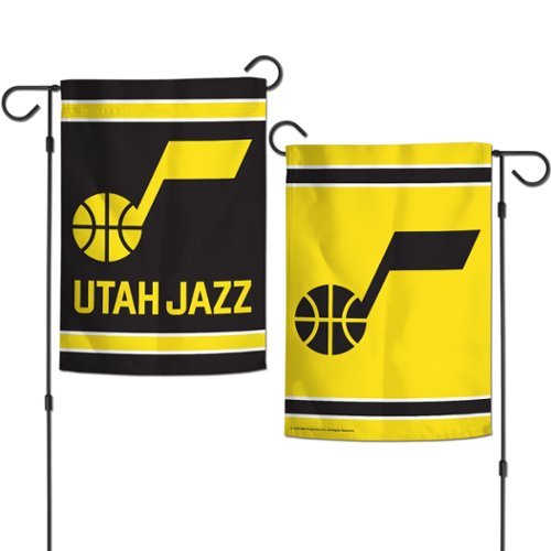 WinCraft - Utah Jazz 12" x 18" Double-Sided Garden Flag - Multicolor-Front_Standard 
