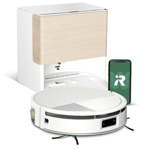 iRobot - Roomba 705 Combo Vac & Mop + AutoWash Dock - Self-Cleaning Roller Mop, Retractable Mop Cover, Self-Empties 75 Days - White-Front_Standard