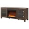 Camden&Wells - Quincy Crystal Fireplace TV Stand for Most TVs up to 65" - Alder Brown-Front_Standard 
