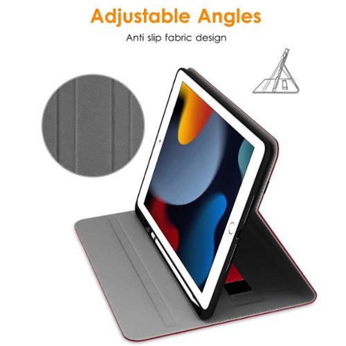 SaharaCase Case for Apple iPad 10.2 (7th, 8th, & 9th Gen 2021) - Red HOW TO BUY