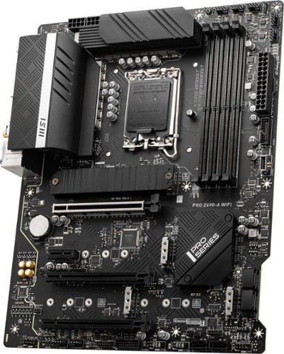 MSI PRO Z690-A WIFI (Socket LGA 1700) Intel Z690 ATX DDR5 Wi-Fi 6E Motherboard - Black GLOBAL SHIPPING