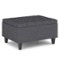 Simpli Home - Harrison Small Coffee Table Storage Ottoman - Slate Grey-Front_Standard