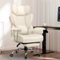 CloudRest Pro - 400lbs Heavy Duty Office Chair Faux Leather Wide Ergonomic Comfy Executive Chair - Beige-Front_Standard