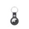 Apple - AirTag FineWoven Key Ring - Black-Front_Standard