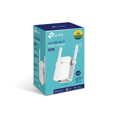 TP-Link AC1200 Dual Band Wi-Fi Range Extender - White WORLDWIDE DELIVERY