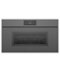 Fisher & Paykel - 30" 1.7 Cu. Ft. Single Convection Speed Oven, 6.8 Touchscreen, Handleless - Compact - Minimal Grey - Gray-Front_Standard
