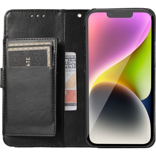 SaharaCase Folio Wallet Case for Apple iPhone 14 - Black HOW TO BUY