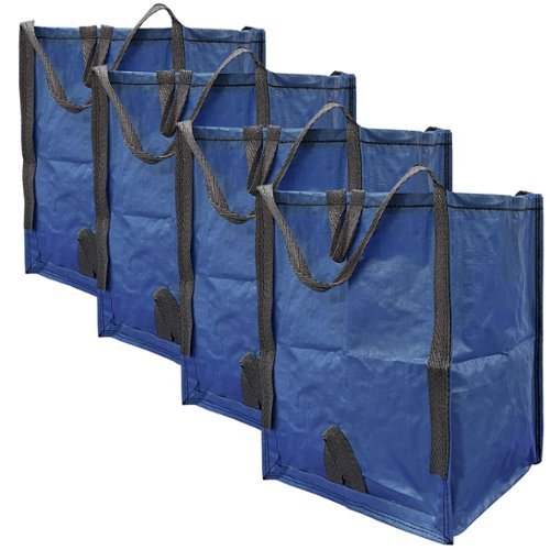 Improvements by Z-EDGE Heavy Duty Home and Yard Bags - 4-pack - Blue-Front_Standard 