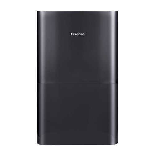 Hisense - 50-Pint Dehumidifier with 12-Quart Bucket Capacity and Pump - Black