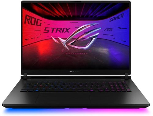 ASUS - ROG Strix SCAR 18 18" 2.5K 240Hz Gaming Laptop - Intel Core Ultra 9 HX - 32GB RAM - NVIDIA GeForce RTX 5090 - 2TB SSD - Off-Black