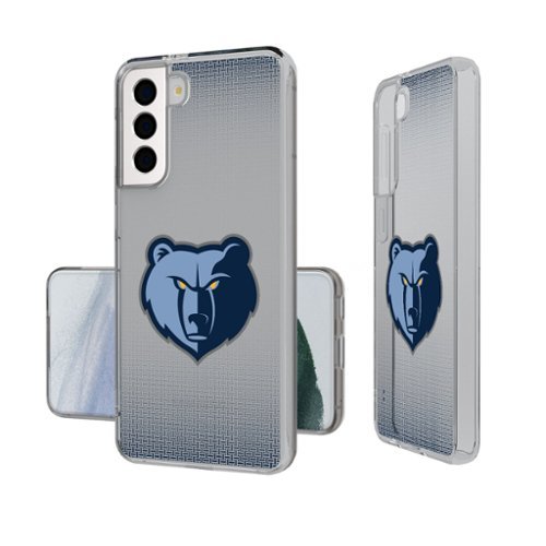 Keyscaper - NBA - Memphis Grizzlies Linen Logo Galaxy Clear Case - S24 - Multicolor-Front_Standard 
