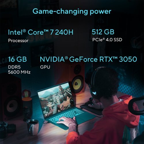 ASUS  V16 - 16 FHD+ 144Hz Gaming Laptop - Intel Core 7 240H with 16GB Memory - NVIDIA GeForce RTX 3050 - 512GB SSD - Matte Black WORLDWIDE DELIVERY
