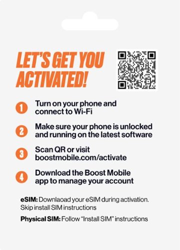 Boost Mobile Starter SIM Card Kit - Orange WORLDWIDE DELIVERY