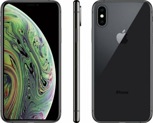 Apple - iPhone XS Max A1921 (Fully Unlocked) 512GB - Space Gray-Front_Standard 