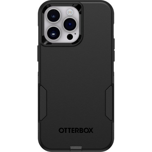 OtterBox - Commuter Series Hard Shell for Apple iPhone 14 Pro Max - Black-Front_Standard 