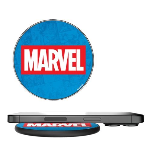 Keyscaper - Marvel Logo 15-Watt Wireless Charger - Marvel-Front_Standard 