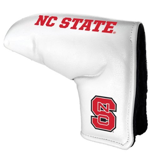 Team Golf - NC State Wolfpack Tour Blade Putter Cover - White-Front_Standard 