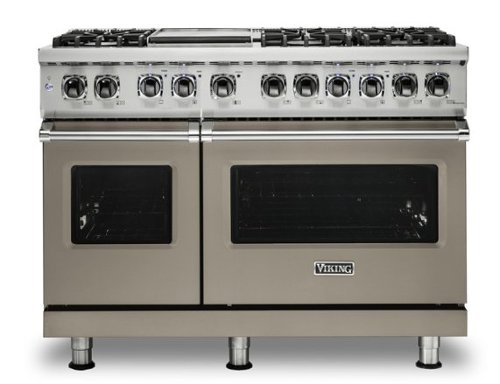 Viking - 5-Series Dual Fuel Self-Clean 48"W Sealed Burner Range - Nantucket-Front_Standard 