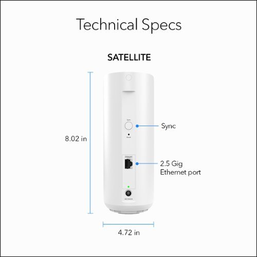 NETGEAR Orbi 370 Series BE5000 Dual-Band Mesh Wi-Fi 7 Add-on Satellite (1-pack) - White BUY IN EUROPE