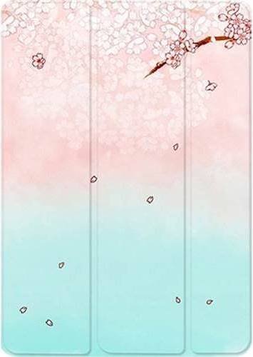 SaharaCase - SaharaBasics Folio Case for Apple iPad mini 4 and iPad mini (5th Generation 2019) - Pink Teal-Front_Standard 