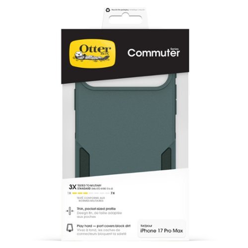 OtterBox Commuter Series Hard Shell for Apple iPhone 17 Pro Max - Green WORLDWIDE DELIVERY