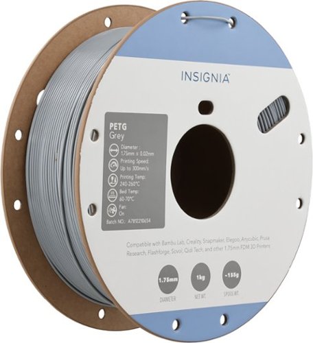 Insignia™ - PETG 1.75mm Filament - Gray