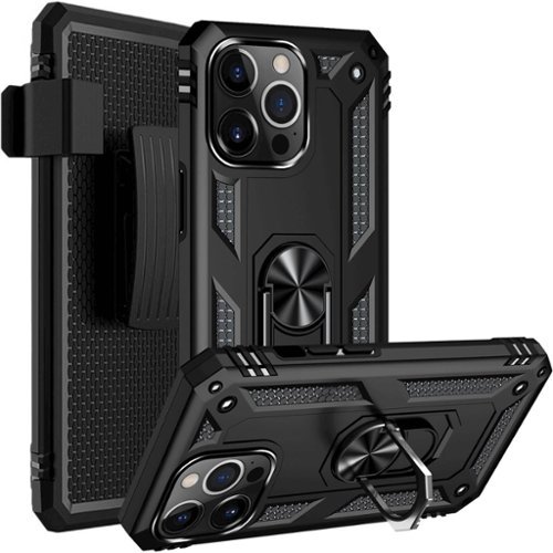 SaharaCase Kickstand with Belt Clip Case for Apple iPhone 13 Pro - Black HOW TO BUY