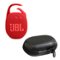 JBL - Clip 5 Ultra Portable Bluetooth Speaker with gSport Carbon Fiber Case - Red-Front_Standard