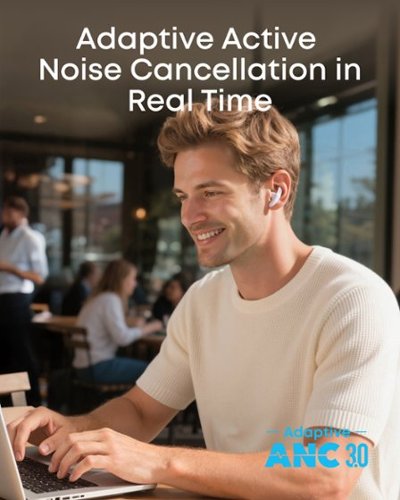 Soundcore by Anker Liberty Buds Semi-In-Ear Adaptive Noise Cancelling Bluetooth Wireless Earbuds - White GLOBAL SHIPPING