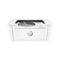 HP - LaserJet M110w Wireless AI-Enabled Black and Laser Printer - White-Front_Standard