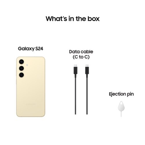Samsung Galaxy S24 128GB (Unlocked) - Amber Yellow GLOBAL SHIPPING