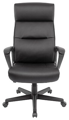 Staples Rutherford Luxura Ergonomic Faux Leather Swivel Manager