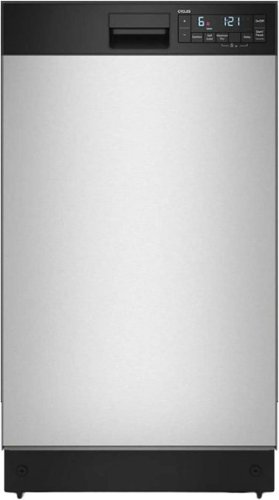 Whirlpool - 18" Stainless Steel Dishwasher with Half Load Cycle and Triple Spray Arms - 48 dBA - Stainless Steel