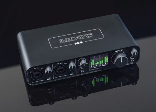 MOTU M4 4x4 USB Type C Audio Interface for Recording, Mixing