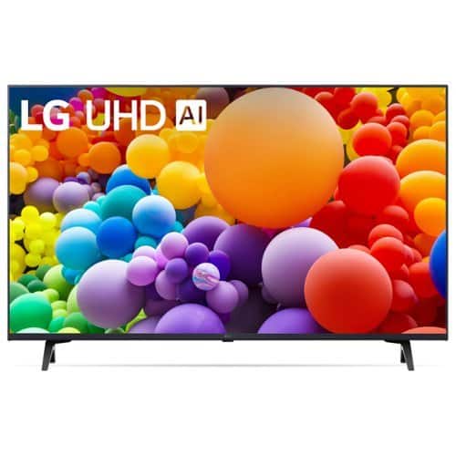 LG - 43” Class UT75 Series LED 4K UHD Smart webOS TV (2024)-Front_Standard