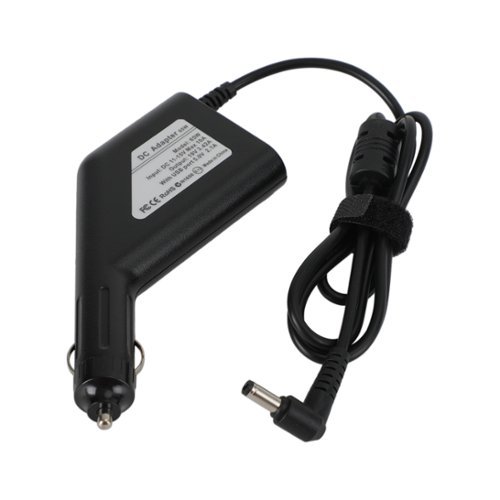 Topteng - 65W Universal Laptop Car Charger - 19V 3.42A with QC3.0 USB Port, 5.5x2.5mm Tip for Asus, Lenovo, Acer, Samsung Notebook-Front_Standard 