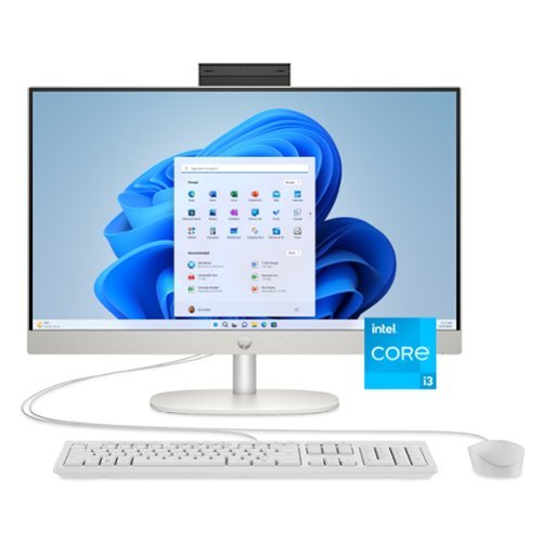 HP - 23.8" Full HD Touch-Screen All-in-One - Intel Core i3 - 8GB  Memory - 512GB SSD - Shell White