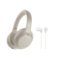 Sony - WH-1000XM4 Wireless Noise Canceling Over-Ear Headphones Bundle - Silver-Front_Standard