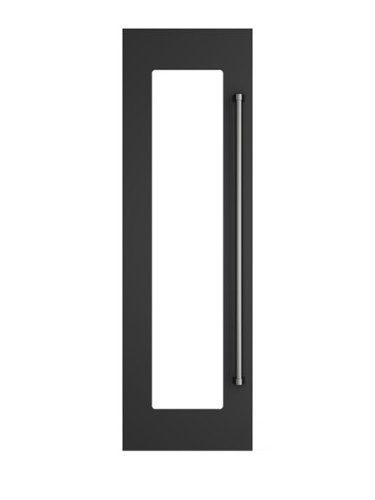 24"W. Door Panel for Viking Veil FDWCIC7240L Left Hinge Wine Models - Cast Black