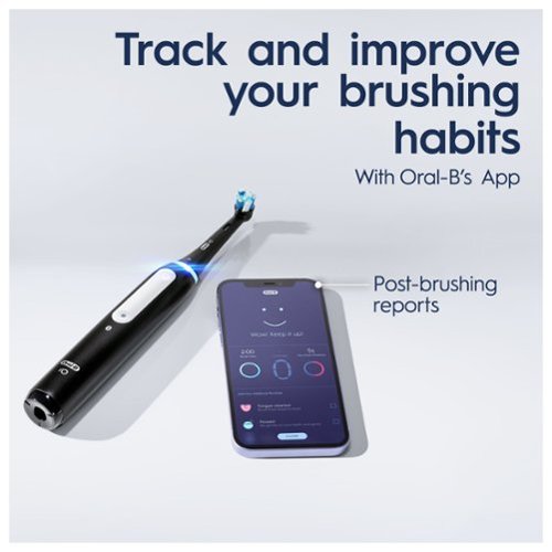 Oral-B - iO Series 4 Rechargeable Electric Toothbrush w/Brush Head - Black-Alt_View_Standard_18 