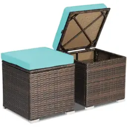 Turquoise + Mix Brown