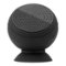 Speaqua - Barnacle Vibe 2.0 Portable Waterproof Bluetooth Speaker with Built in Storage (2,000 songs) - Manta Ray Black-Front_Standard