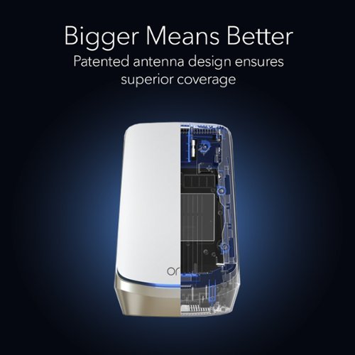 NETGEAR Orbi 960 Series AXE11000 Quad-Band Mesh Wi-Fi 6E System (3-pack) - White BUY ONLINE