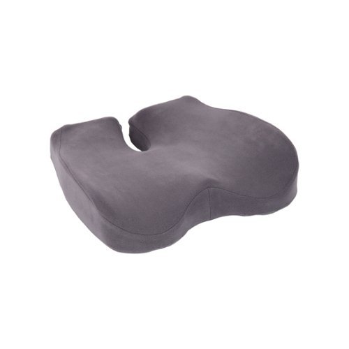 Mind Reader Office Chair Cushion, Ergonomic, Orthopedic, Portable, Car Seat, Memory Foam, 18.25L x 15.5W x 4H - Gray BUY ONLINE